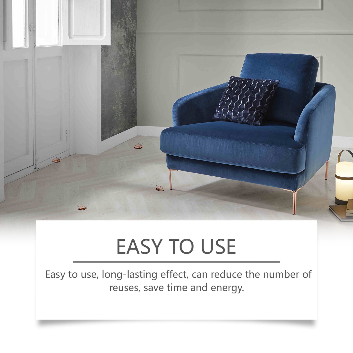 Jue Fish Cockroach Bait Station Living Room Kitchen Bedroom Cockroach Killer and Repellent Household Indoor Cockroach Bait Agent