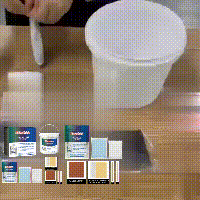 DOWMOO Couple Hand Mask diy Hand Model Homemade Holiday Gift Hand and Foot Print Clay Plaster Souvenir Craft