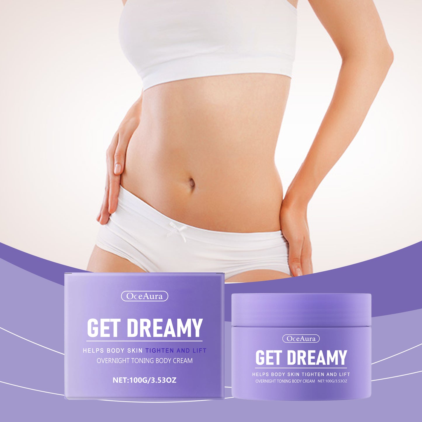OceAura  Body Shaping Cream Daily application moisturizing lifting body skin shaping beauty cream