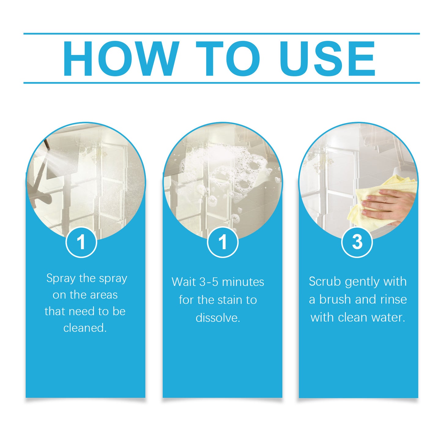 Jue-Fish Tile Cleaner Bathroom Tile Floor Marble Bright Powerful Dirt Remover