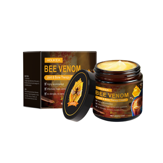 Houkea Bee Venom Joint Neck Cream Mild ingredients relieve discomfort on neck, knees, and legs for massage care application