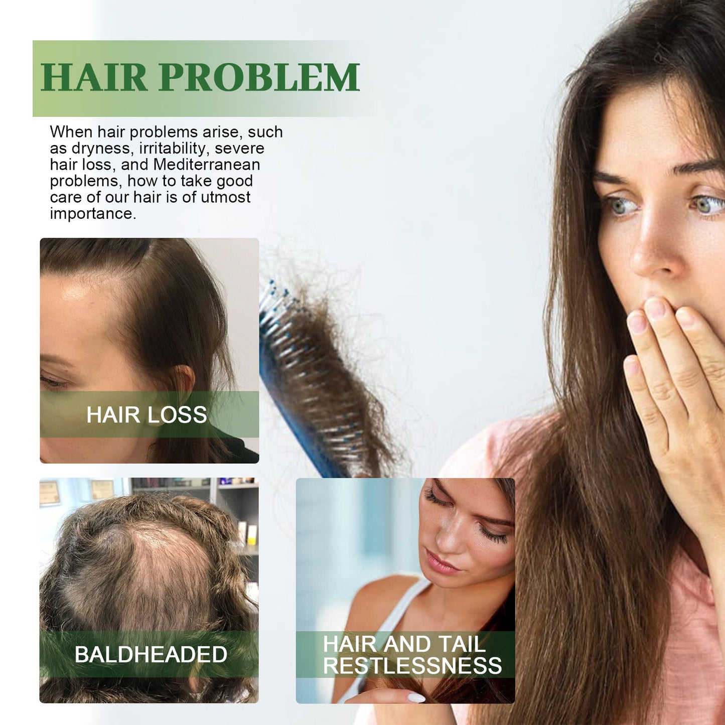 Hoegoa Rosemary Hair Treatment Oil Thick hair, smooth hair, dry and damaged hair care