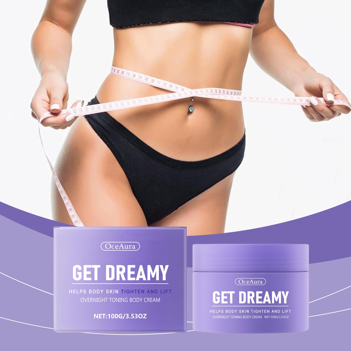 OceAura  Body Shaping Cream Daily application moisturizing lifting body skin shaping beauty cream