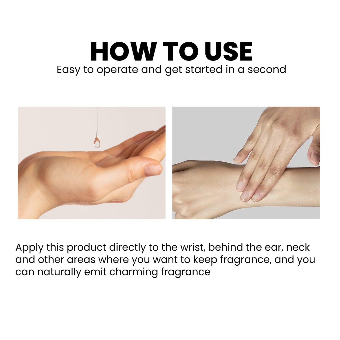 EELHOE Concentrated Perfume Oil  Mild, non-irritating natural light fragrance fresh long-lasting scent couple's date perfume