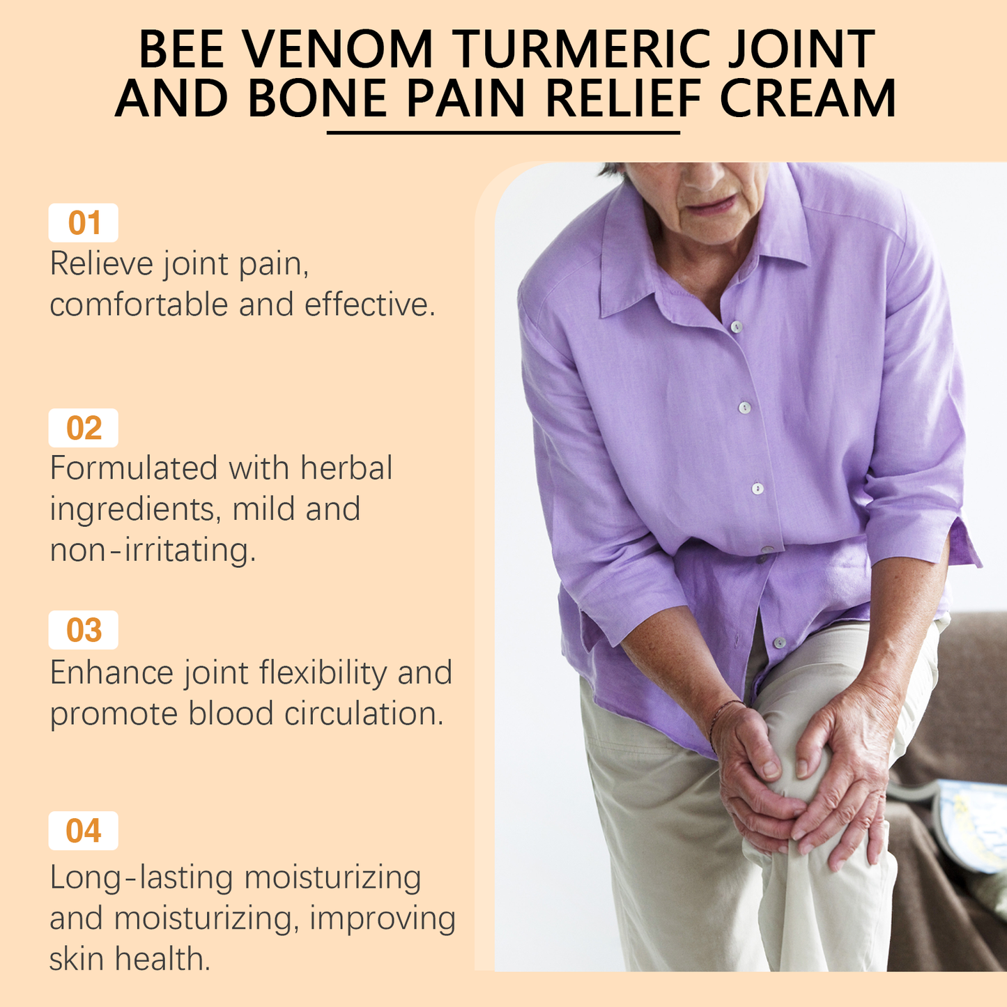 Wiyun Joint Relief Cream Soothing Daily Joint Muscle Vitality Boost Gentle Application Body Care Cream