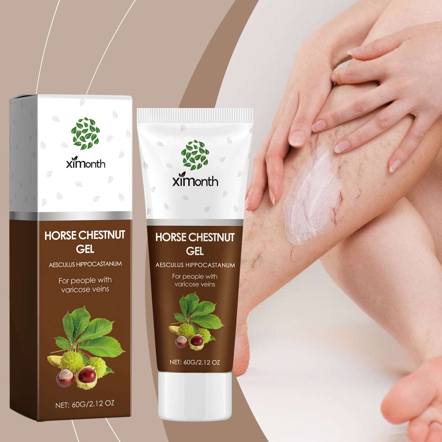 Ximonth Leg Neck Cream Moisturizing and Moisturizing Leg Skin Gentle Care Massage Leg Care Cream