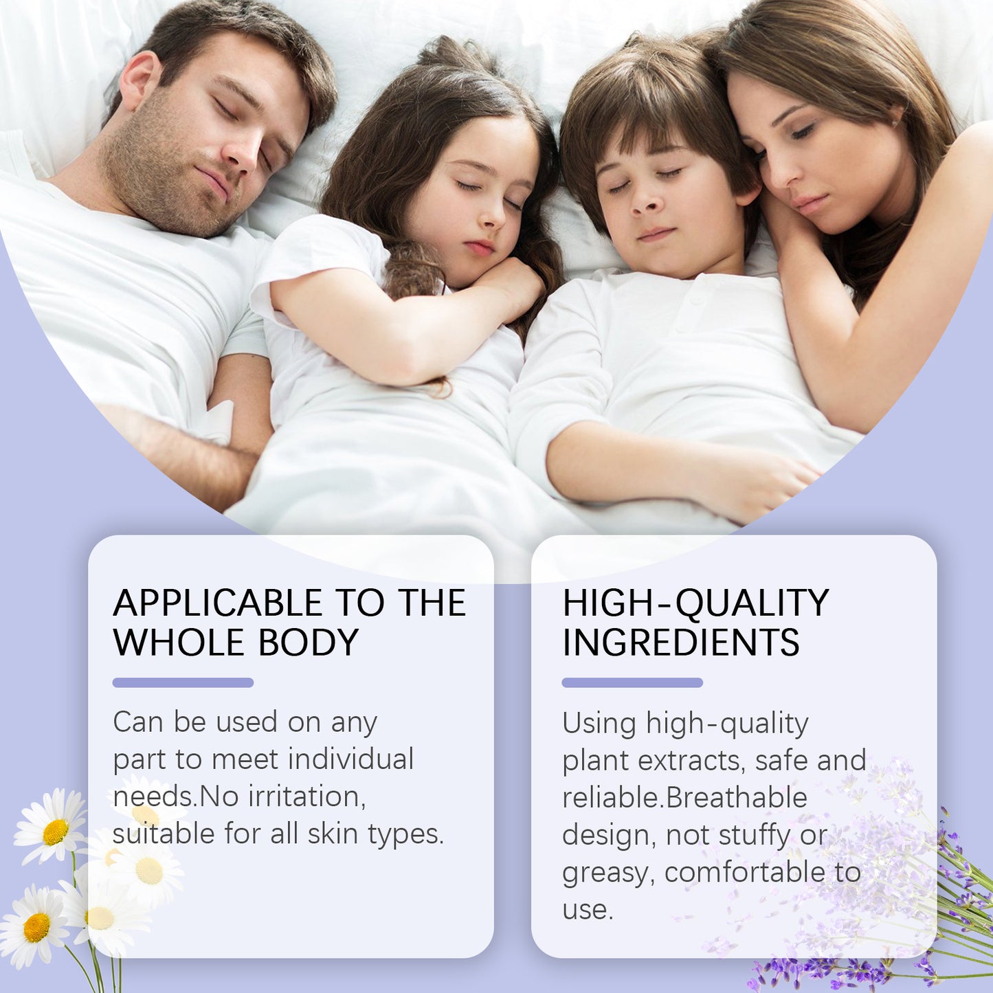 Ximonth Lavender Sleep Patch Night Care Sleeping Atmosphere Soft Fragrance Sleep Body Care Patch