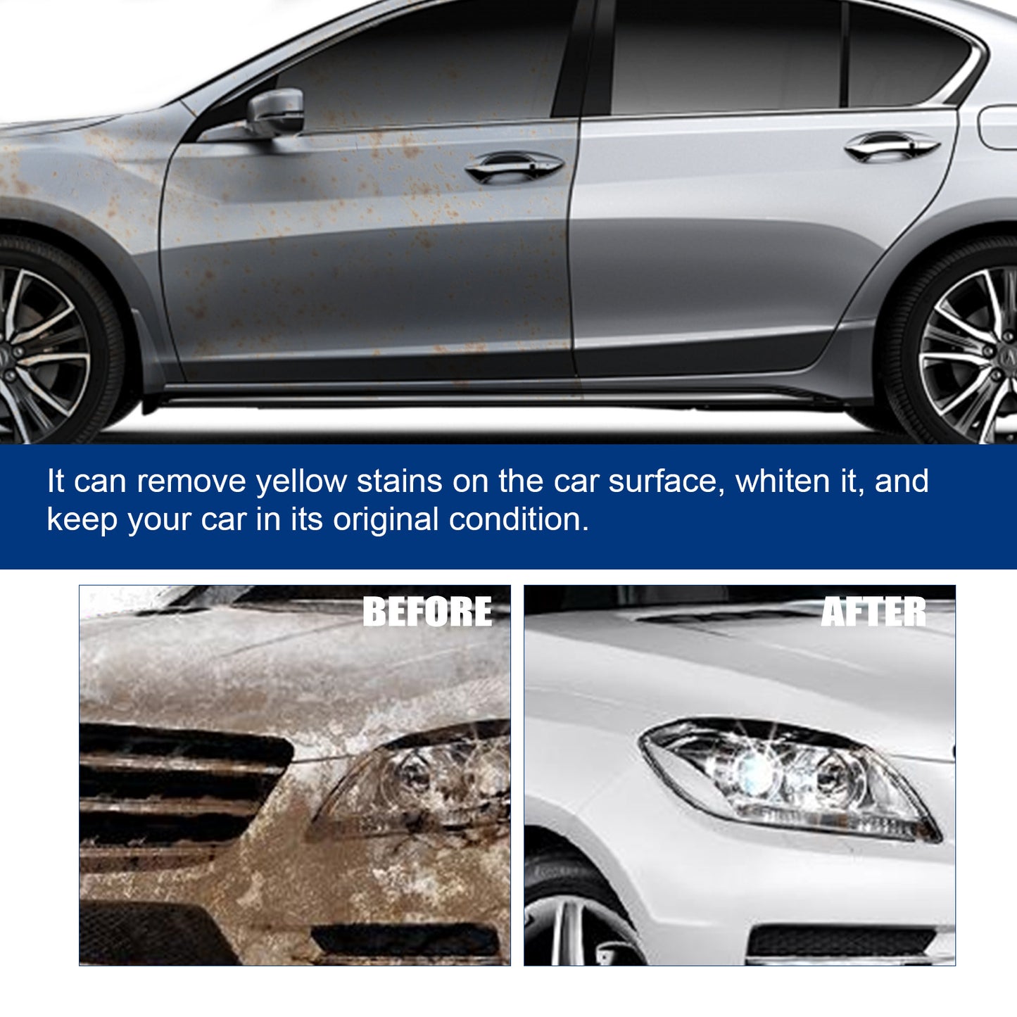 Homonth Rust Remover Car Metal Rust Refurbishment Anti-Rust Polishing Coating Care Cleaner