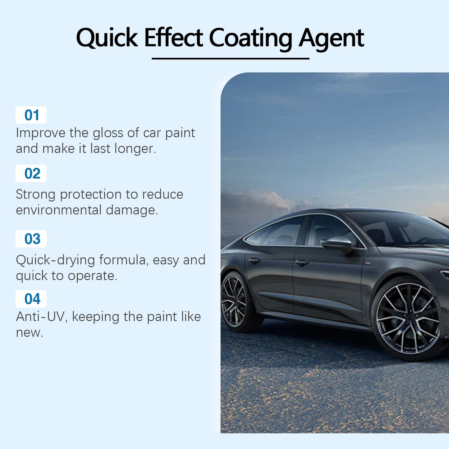 Rayhong Car Coating Spray Car Care Renovation Repair Car Paint Waxing Spray Coating Glaze Sealant