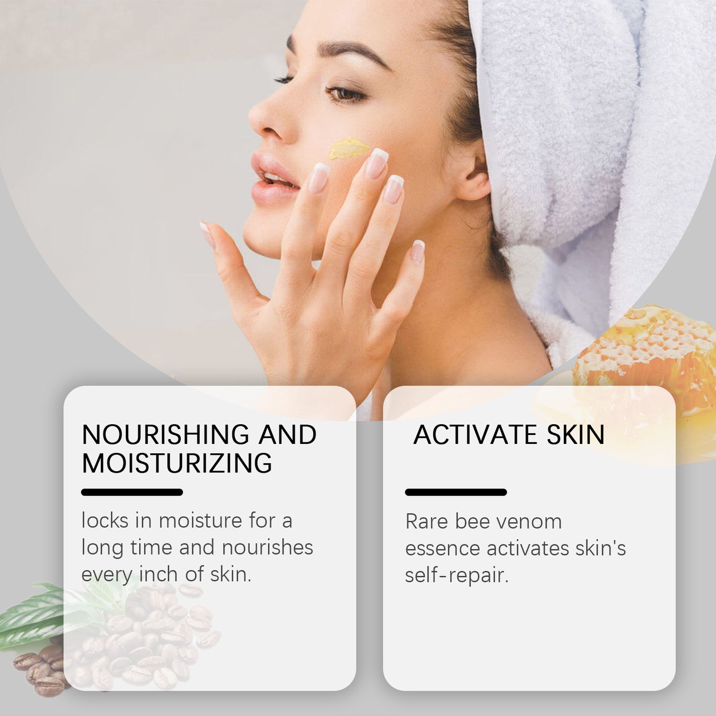 ximonth Bee Venom Anti-Wrinkle Firming Cream Facial skin moisturizing and hydrating cream for reducing fine lines and lifting skin tone