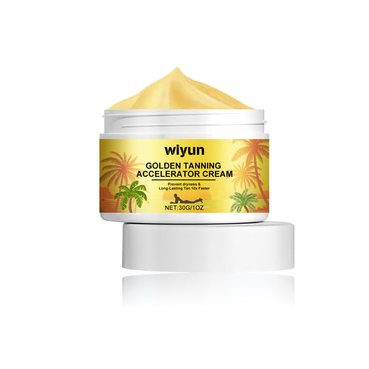 WIYUN Darkening Cream Summer Outdoor Sunbathing Even Skin Tone Create Wheat-colored Bronze Skin Tanning Cream