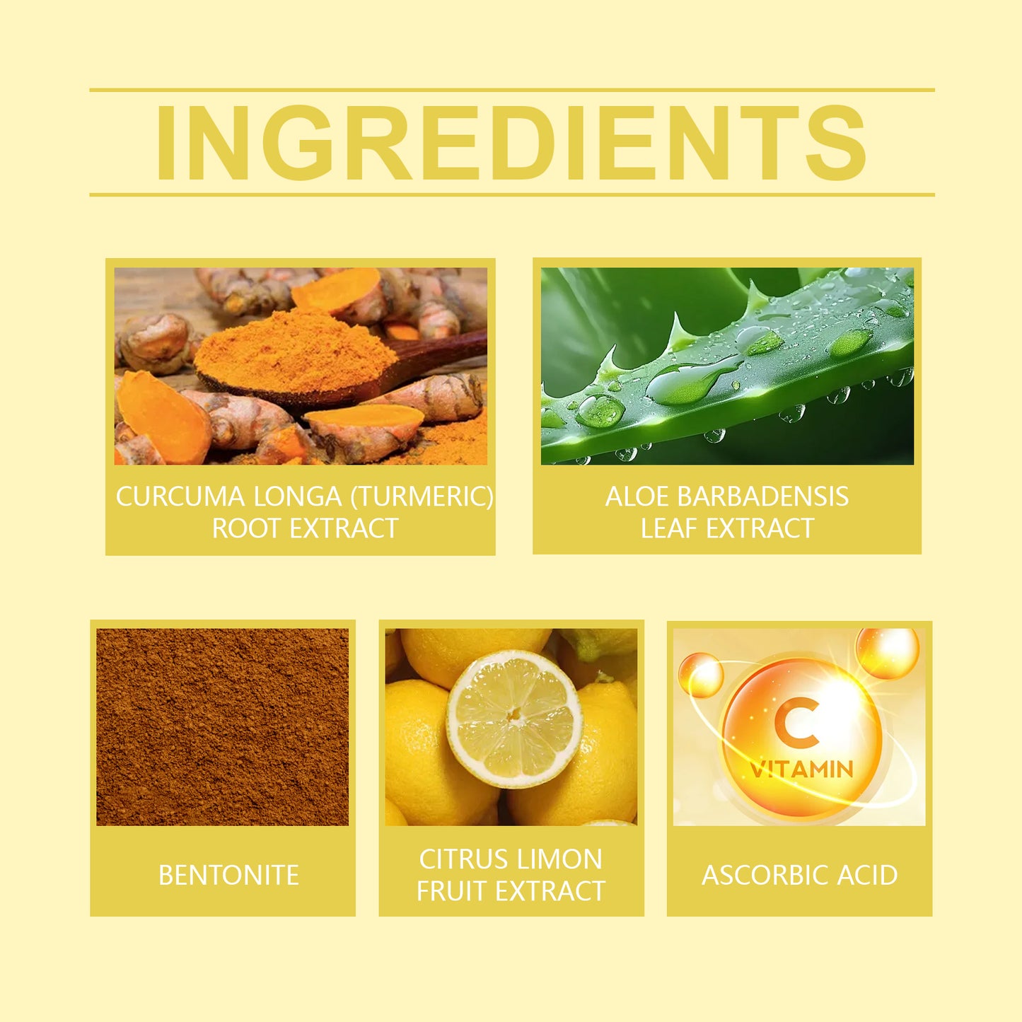 Hoygi Vitamin C Turmeric Mud Mask Gentle improvement of dullness deep cleansing brightening skin tone hydrating mask