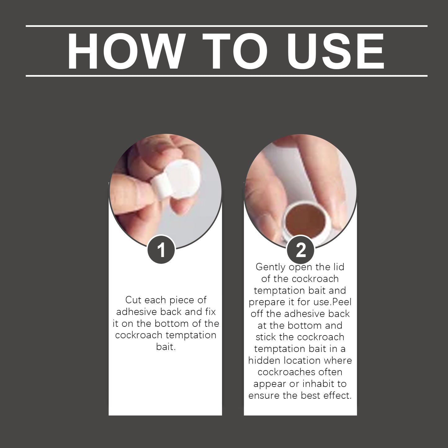 Jakehoe Cockroach Bait Station Cockroach Bait Station Ointment Bait Agent Household Cockroach Killer Kitchen Cockroach Stickers