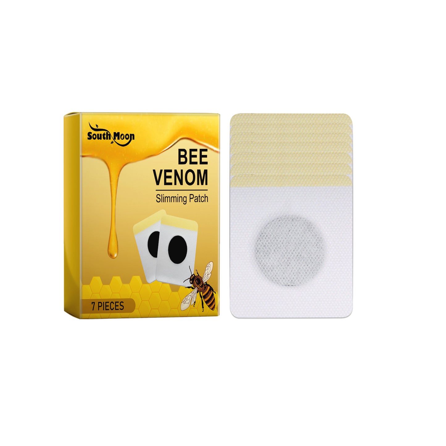 South Moon Bee Venom Slimming Patch Enhance Body Curves, Tighten Arms, Reduce Body Fat, Shaping Body, Beauty Body