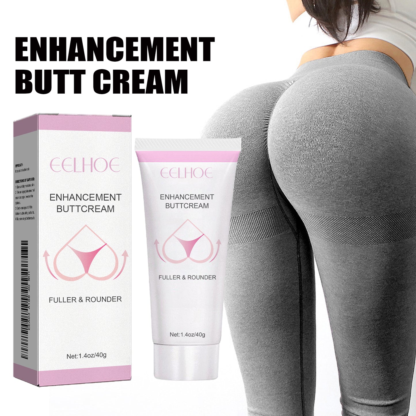 EELHOE Hip Plumping Cream Hip Massage Firming Skin Plumping Butt Lifting Peach Butt Shaping Care Cream