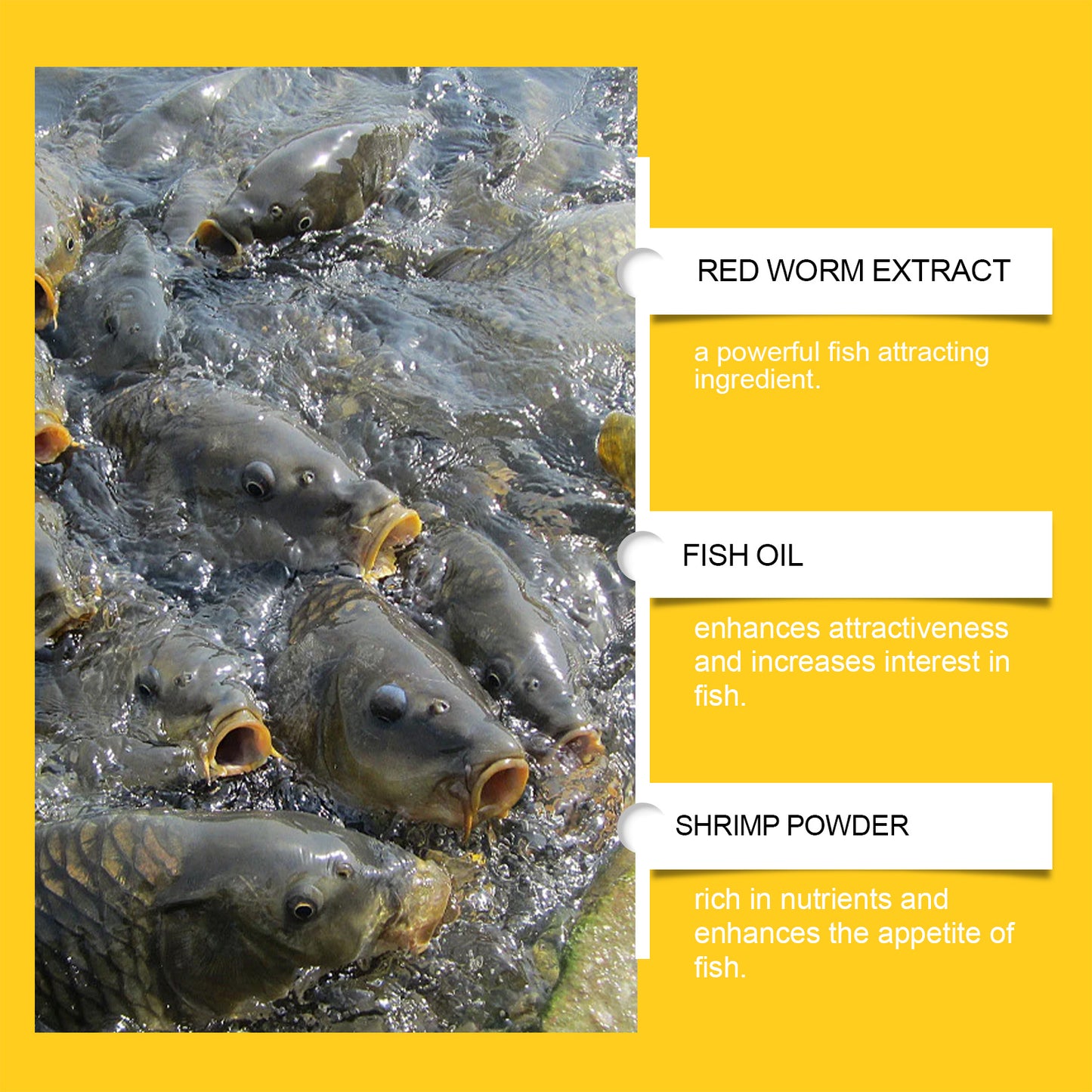 Yegbong Red Worm Fish Bait Agent Fish Bait Fish Feed Nutrient Agent Fishing Wild Fishing Fish Attractant Fish Lure Agent
