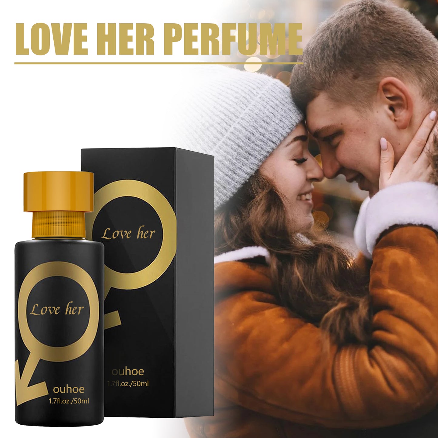 OUHOE Charm Perfume Natural Fresh Niche Long-lasting Fragrance Portable Couple Date Atmosphere Perfume