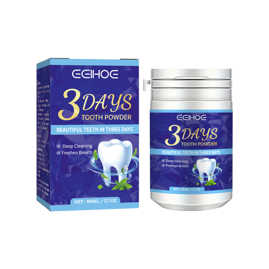 EELHOE Tooth Cleaning Powder Remove Tartar, Whiten Teeth, Clean Bad Breath, Freshen Breath, Teeth Cleaning Powder
