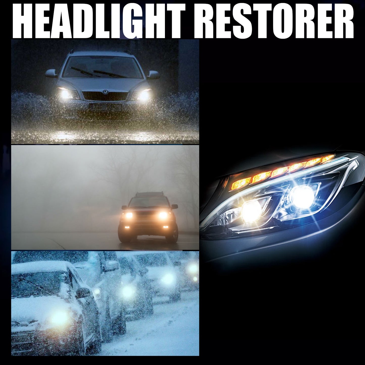 Rayhong Car Headlight Restoration Polishing Liquid Car Headlight Scratch Repair Renovation Maintenance Brightening Coating Polishing Liquid