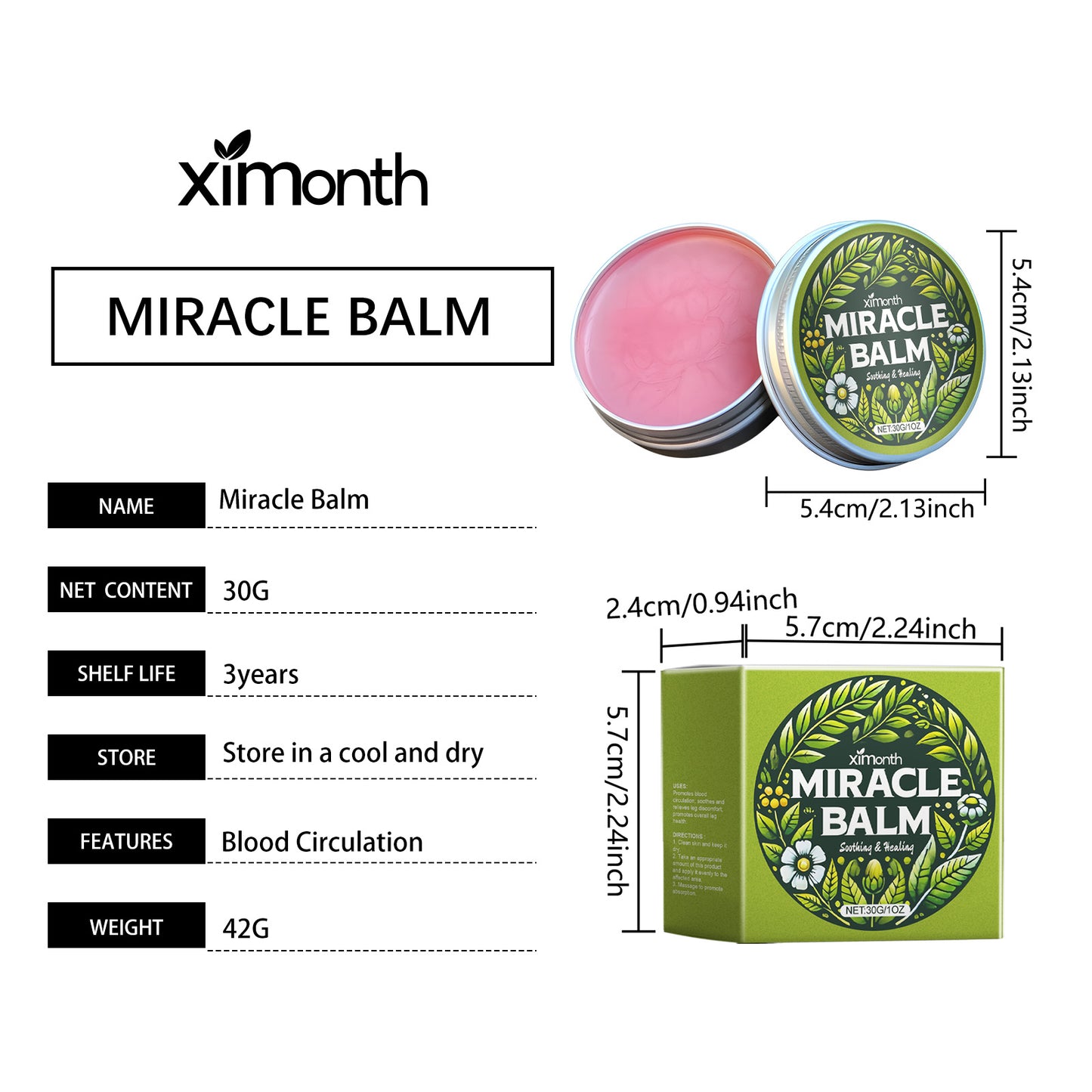 Ximonth Leg Care Cream Gentle Care Relief Leg Discomfort Massage Daily External Use Care Cream