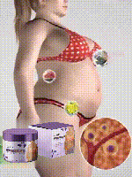 EELHOE Purple Leaf Slimming Cream Body Shaping Firming Skin Slim Waist Curvy Body Slimming Moisturizing Cream