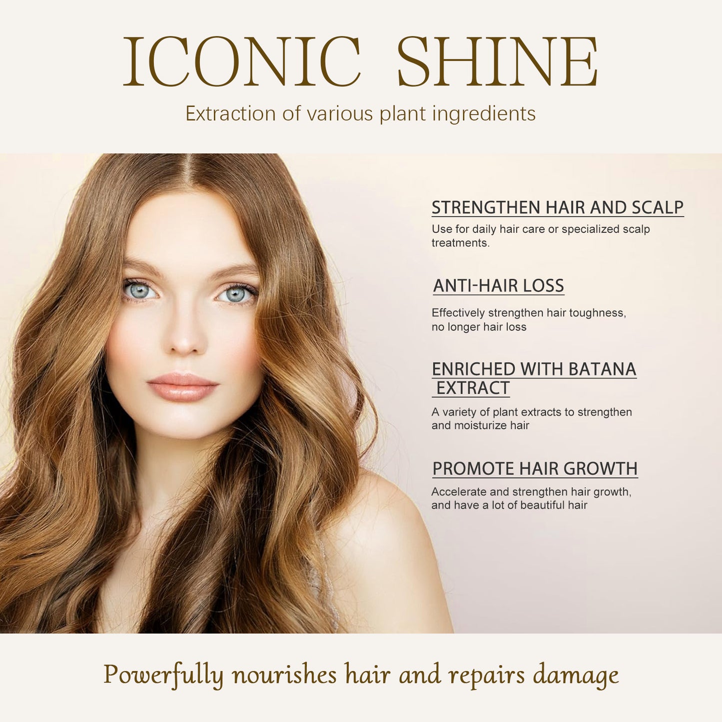 Hoegoa Batahana Hair Oil Nourish dry hair ends, care for smooth hair, scalp treatment hair mask, hair oil