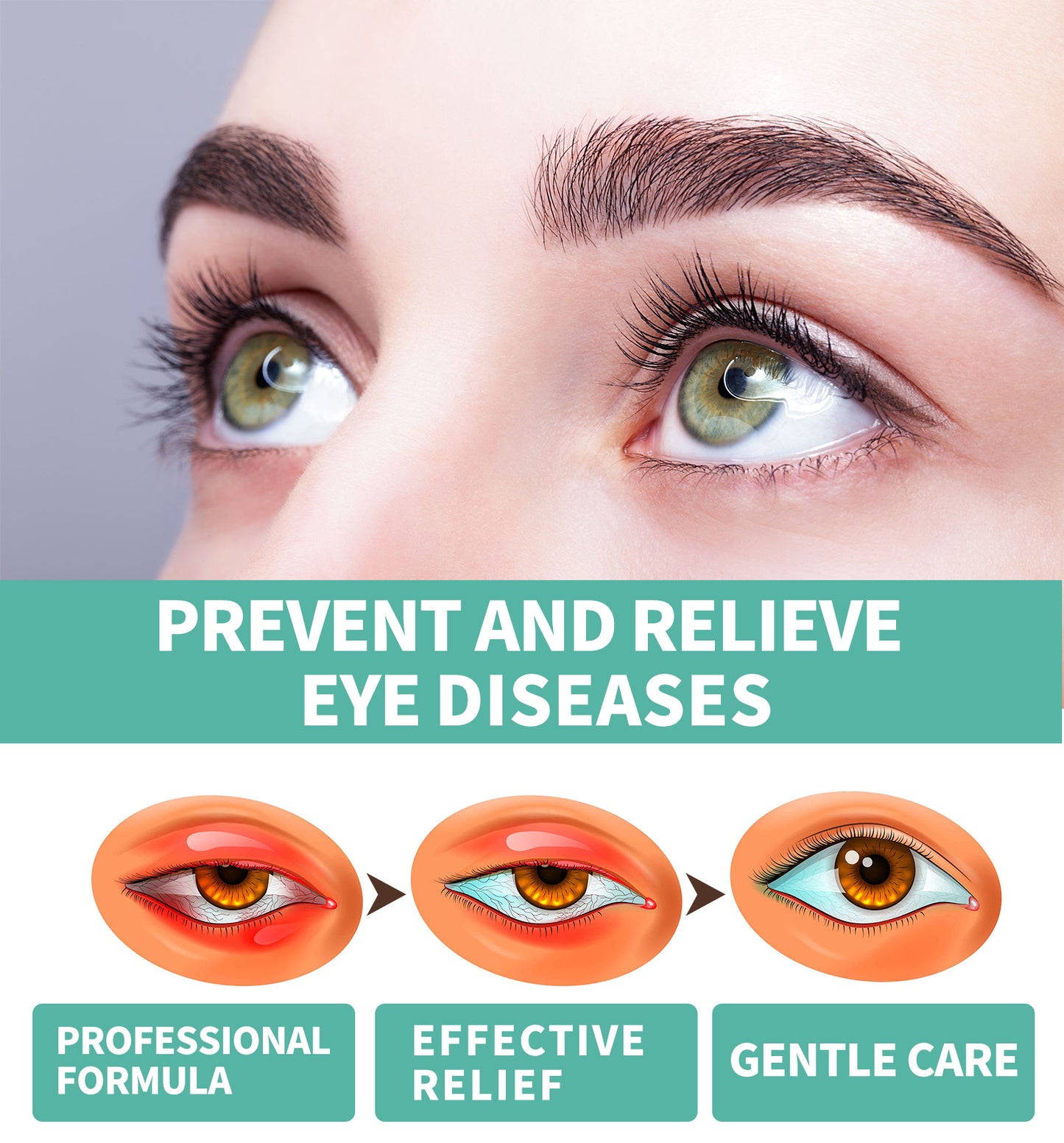 EELHOE Eye Massage Roller Relax Eye Vision Relieve Dry Eyes Fatigue Care Massage Roller