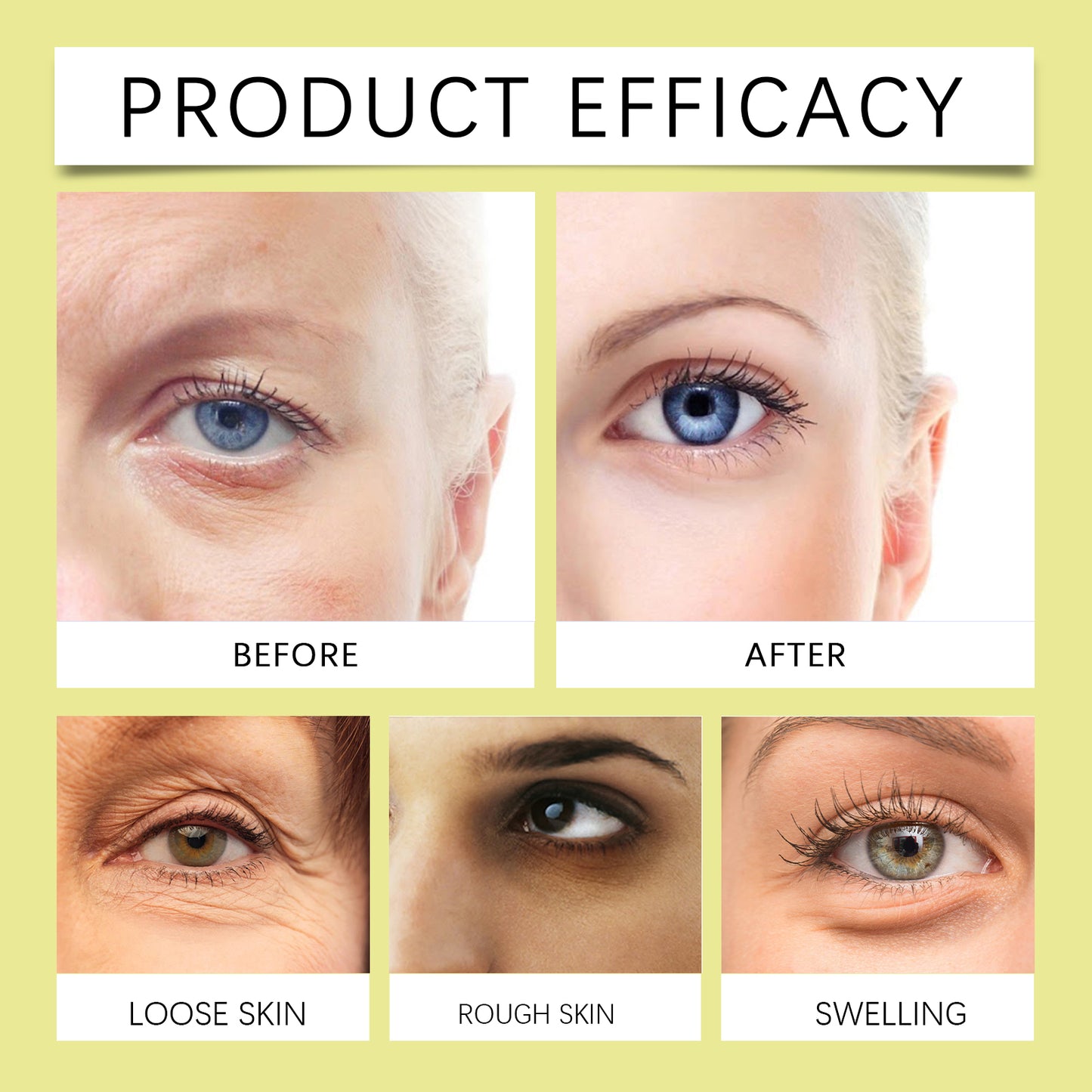 Hoygi Retinol Firming Eye Cream Gentle Care Nourishing Eye Skin Elastic Moisturizing Eye Cream