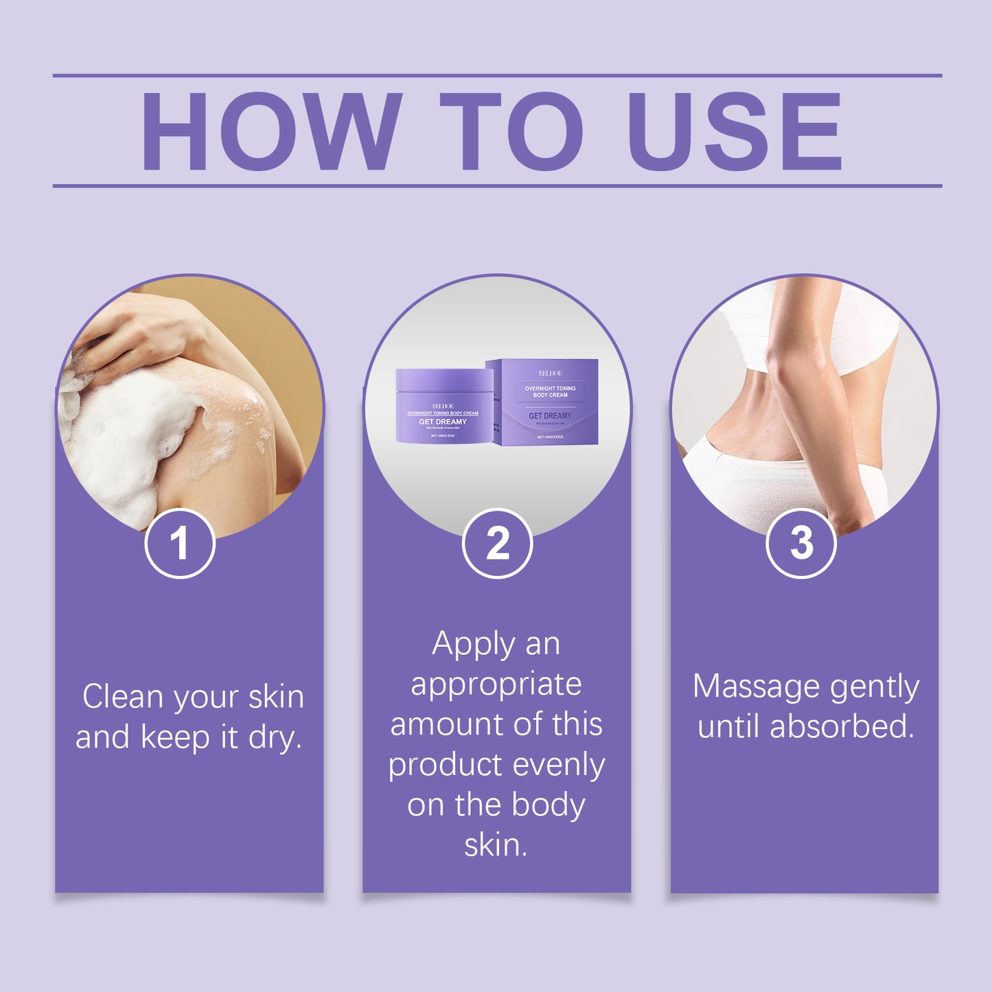 EELHOE Body Care Cream Firming and Moisturizing Skin Body Line Elasticity Daily Massage Care Cream