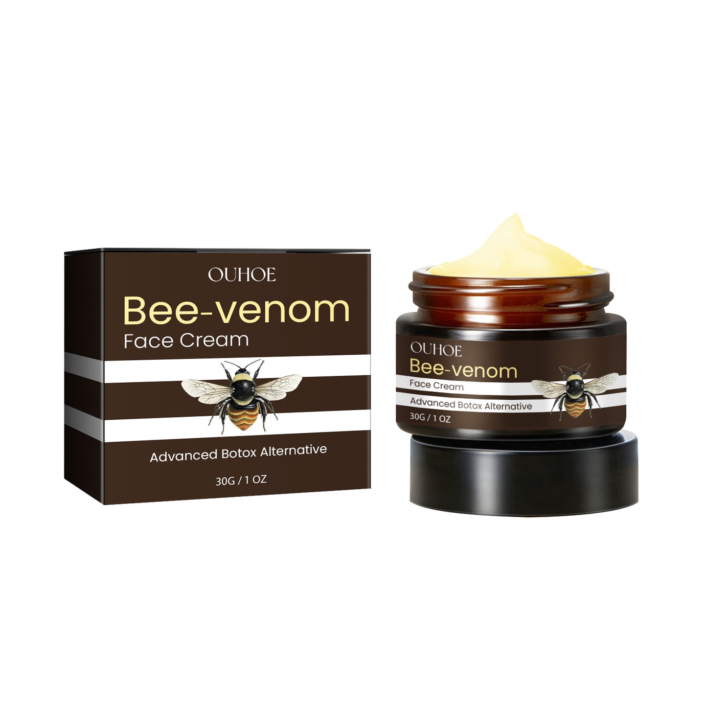 OUHOE Bee Venom Firming Cream Gentle Moisturizing Hydrating Nourishing Firming Skin Care Rejuvenating Cream