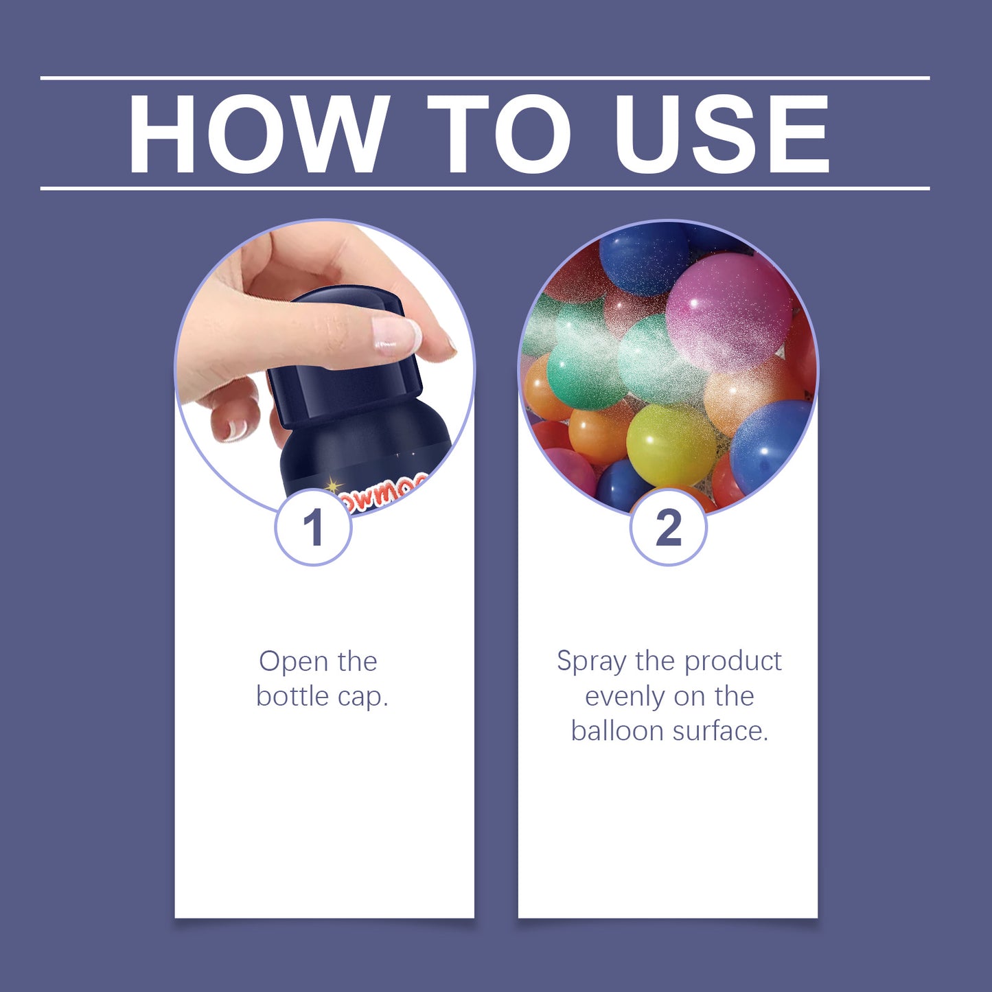 Dowmoo Party Balloon Brightener Enhance Party Atmosphere Balloons Long-lasting Bright Surface Texture Gloss Enhancer